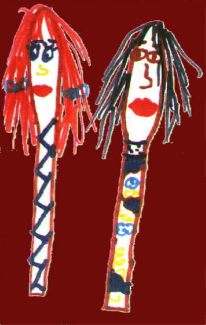 Flor-de-Lis e Florisbela (Desenho de Renato P. da Silva - 10 anos)